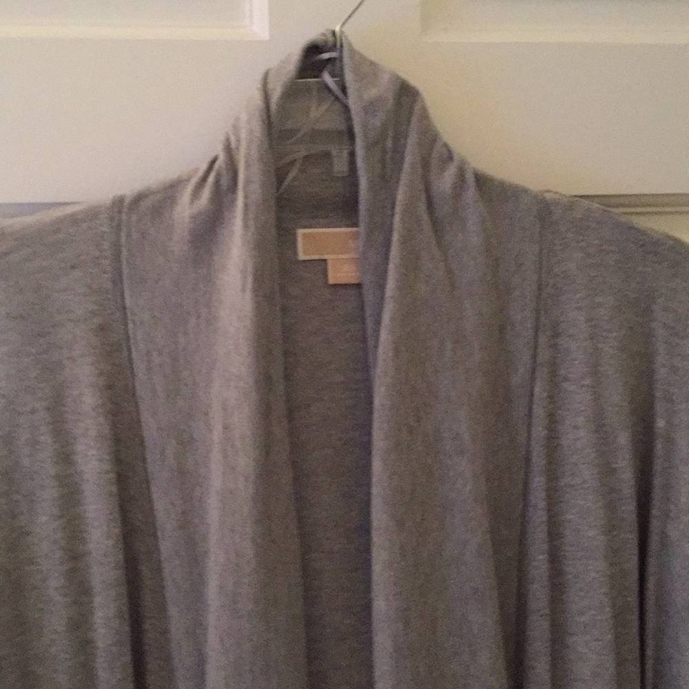 Plus sized Michael Kors gray shrug